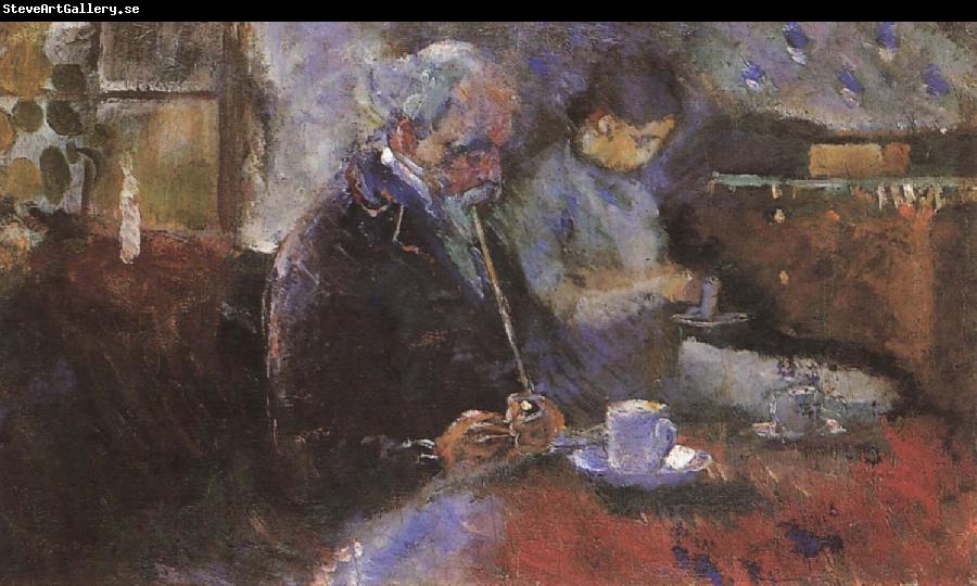 Edvard Munch Beside the table